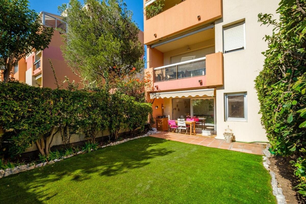 Апартаменты Le Riviera ~ Jardin ~ Parking ~ Climatisation Кань-сюр-Мер Экстерьер фото