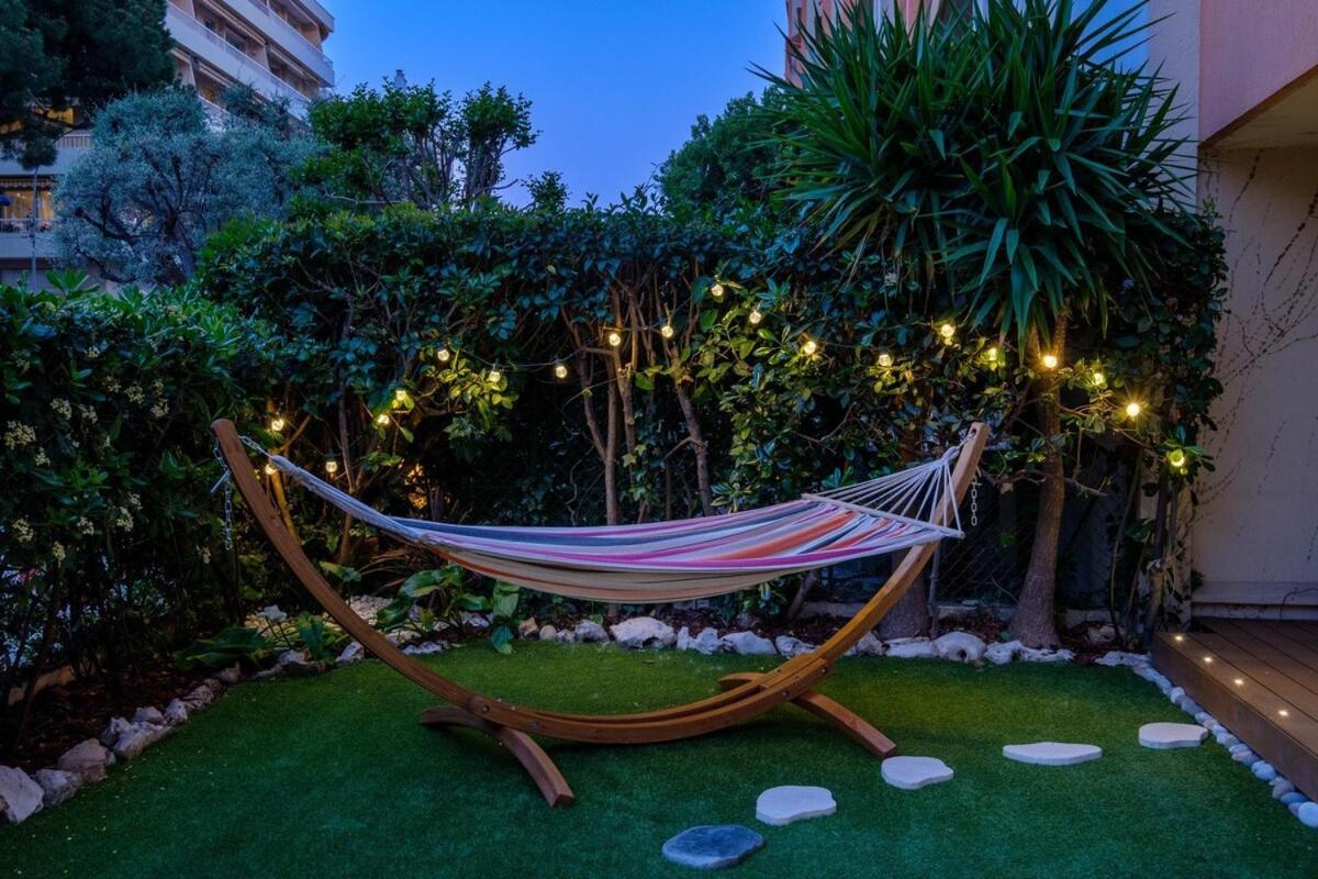 Апартаменты Le Riviera ~ Jardin ~ Parking ~ Climatisation Кань-сюр-Мер Экстерьер фото