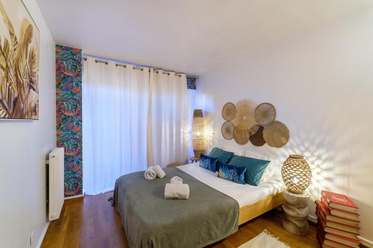 Апартаменты Le Riviera ~ Jardin ~ Parking ~ Climatisation Кань-сюр-Мер Экстерьер фото