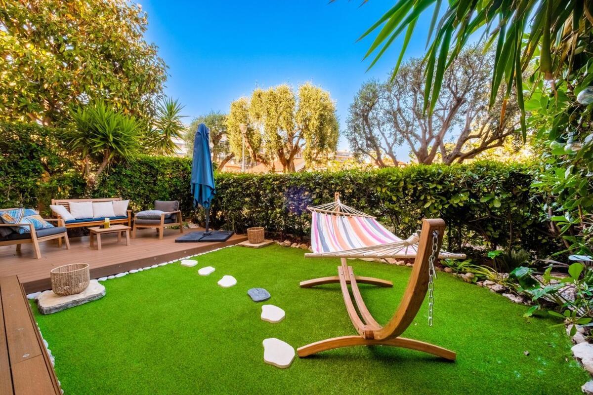 Апартаменты Le Riviera ~ Jardin ~ Parking ~ Climatisation Кань-сюр-Мер Экстерьер фото